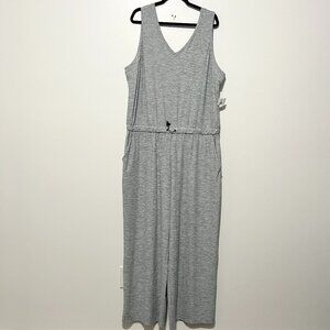 Old Navy Womens Breathe On Wide Leg Jumpsuit XXL Tall Loungewear Athleisure Gym